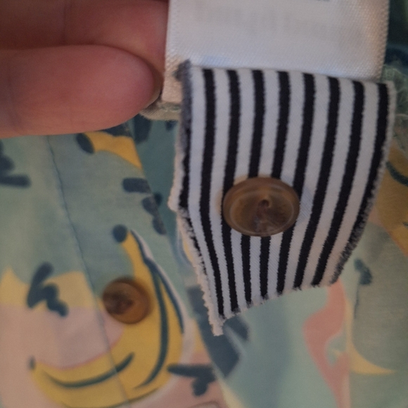 Party Pants Flamingo Banana Print Men's Shirt - Picture 7 of 16